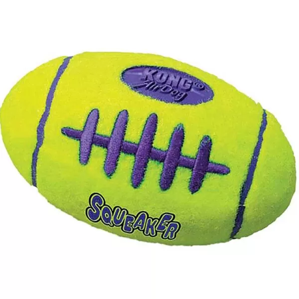 Hot Kong Air Kong Squeaker Football Medium Dog Toys