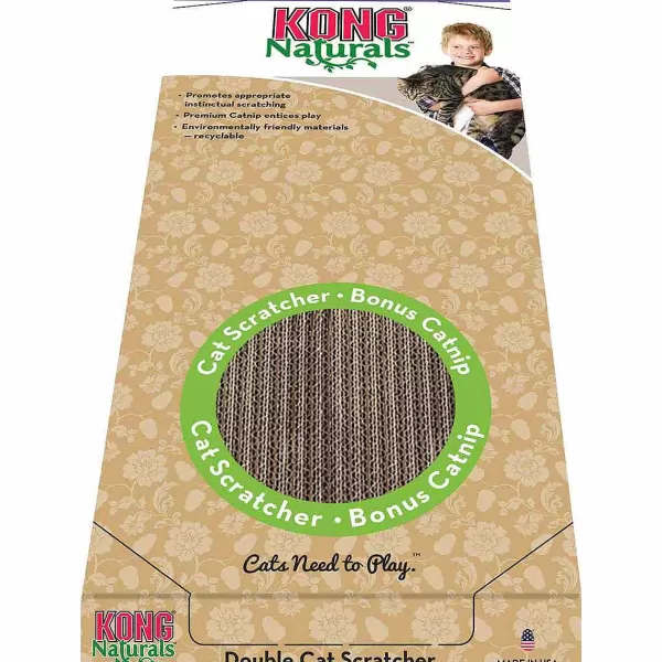 Cheap Kong® Naturals Catnip Infused Double Cat Scratcher Home Cat Products