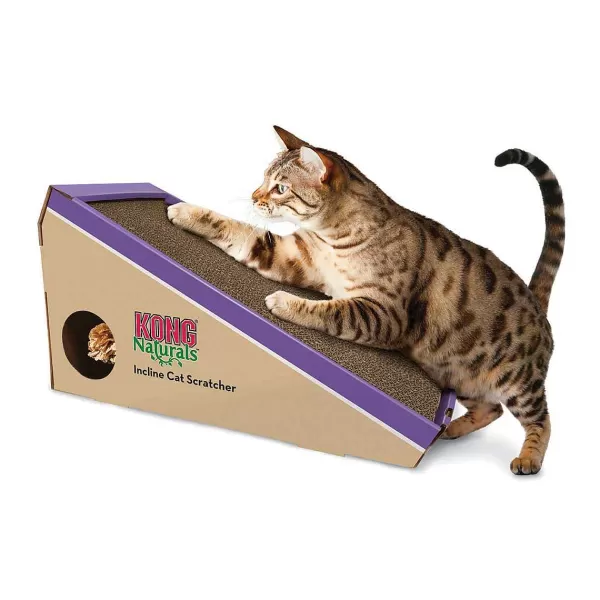 Hot Kong® Naturals Catnip Infused Incline Cat Scratcher Home Cat Products