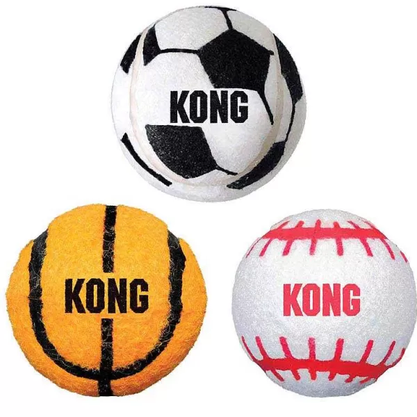 Store Kong Sport Balls 2" Small 3-Pack Dog Toys