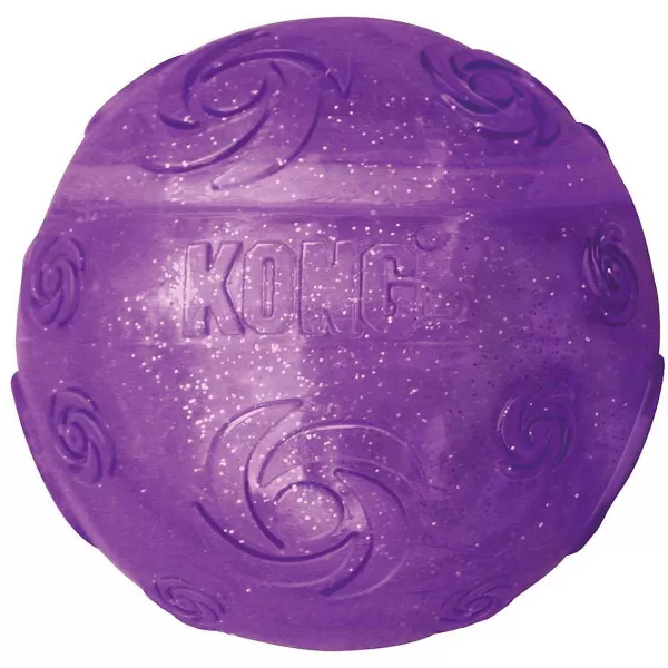 Shop Kong Squeezz Crackle Ball - Large 3" Dog Toys