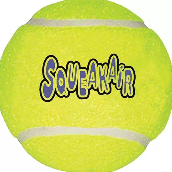 Hot Kong Xl Squeaker Tennis Ball 4" Dog Toys