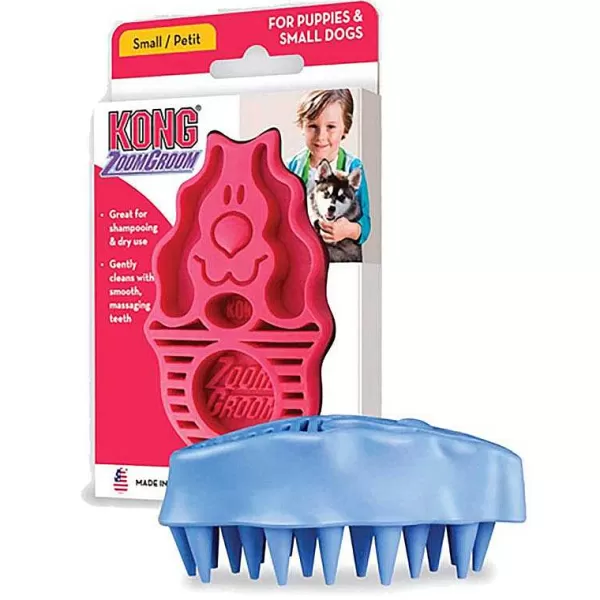 Cheap Kong Zoomgroom Small Boysenberry Grooming Tools