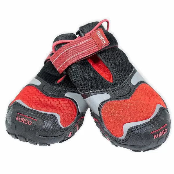 Best Sale Kurgo Blaze Cross Shoe - Xxs Chili Red/Black Pet Apparel