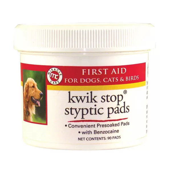 Discount Kwik Stop Styptic Pads 90 Count Safety