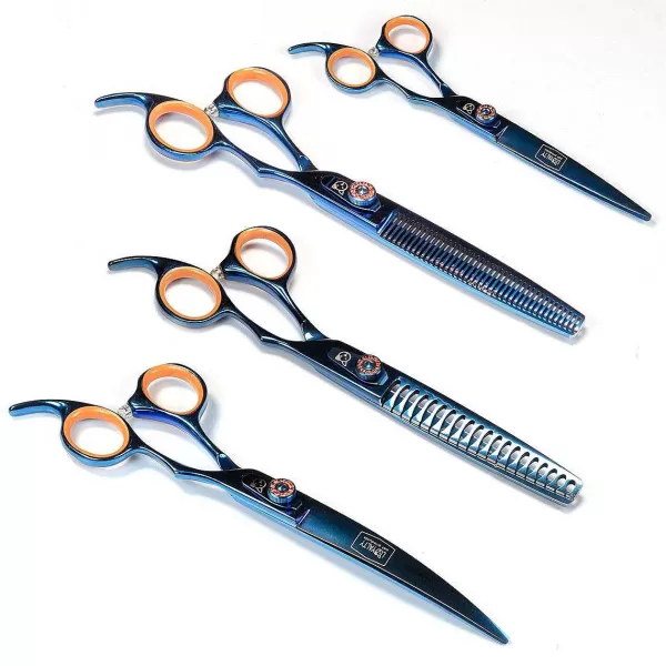 Outlet Loyalty Pet 4 Piece 7" Starter Shear Set Grooming Shears