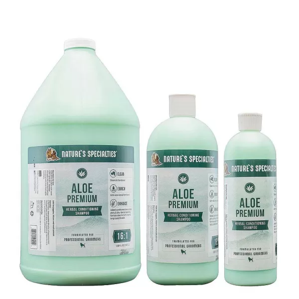 Sale Nature'S Specialties Aloe Premium Pet Shampoo 16:1 Shampoo