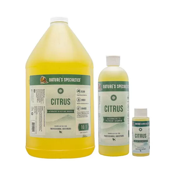 Outlet Natures Specialties Citrus Dog Shampoo 16:1 Flea & Tick