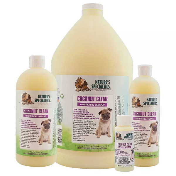 Clearance Nature'S Specialties Coconut Clean Pet Shampoo 16:1 Shampoo