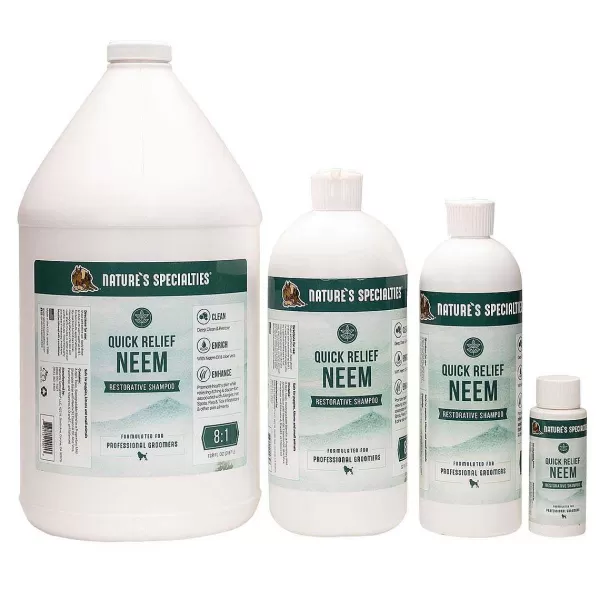 Fashion Nature'S Specialties Quick Relief Neem Pet Shampoo 8:1 Flea & Tick