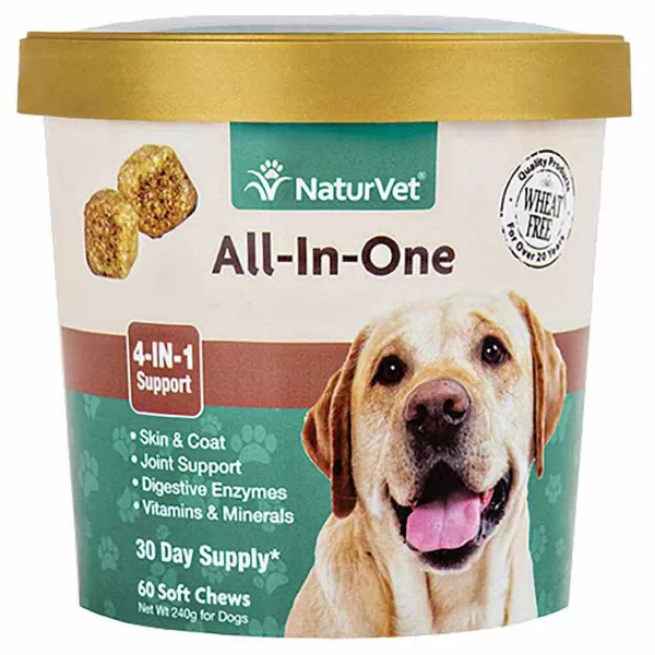 Clearance Naturvet All-In-One Soft Chew 60 Count Supplements