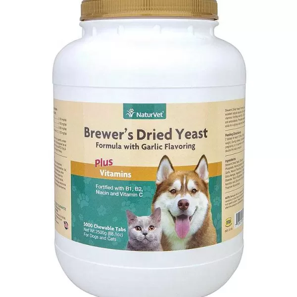 Cheap Naturvet Brewer'S Yeast With Garlic 5000 Tablets Supplements