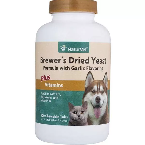 Fashion Naturvet Brewer'S Yeast With Garlic 500 Tablets Supplements