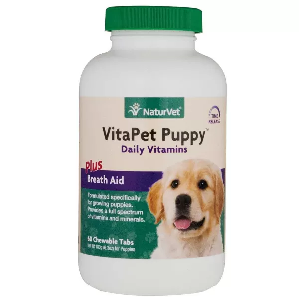 Store Naturvet Vitapet Daily Vitamin 60 Puppy Tabs Supplements