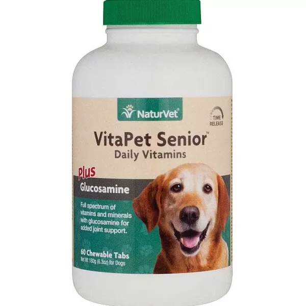 Store Naturvet Vitapet Senior Daily Dog Vitamins - 60 Tabs Supplements