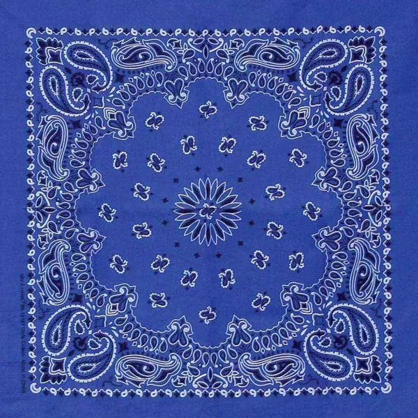 Outlet Navy Paisley Pet Bandana Bandanas