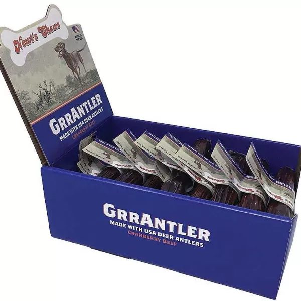 Fashion Newt'S Chews Grrantler Display Box 25 Count Dog Treats