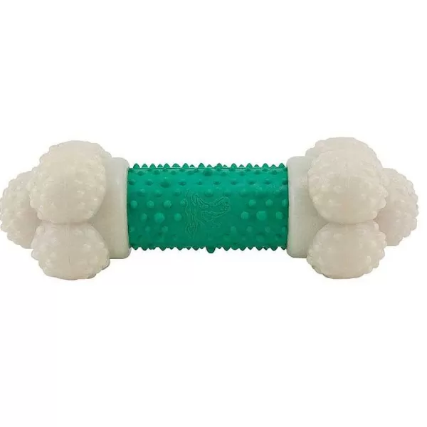 Clearance Nylabone Doubleaction Chew Bone Souper Dog Toys