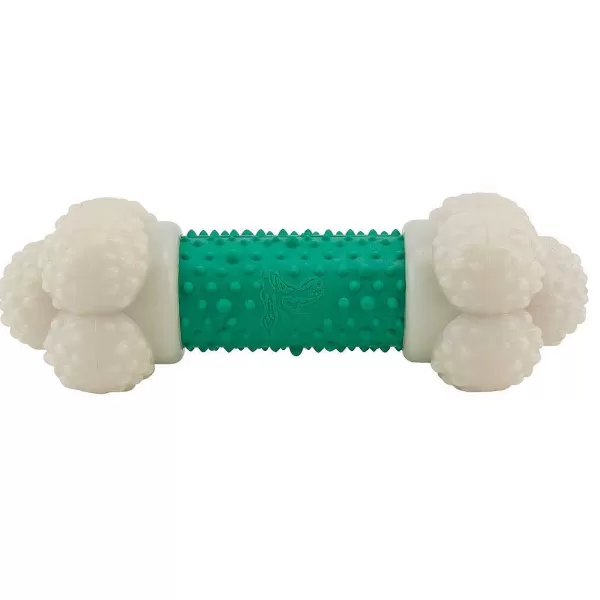 Shop Nylabone Doubleaction Chew Bone Wolf Dog Toys