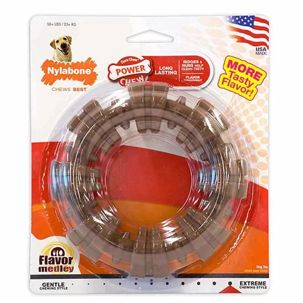 Shop Nylabone Durachew Textured Ring Souper Dog Toys