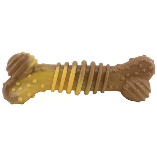 Outlet Nylabone Flavor Frenzy Philly Cheese Steak Durachew Wolf Dog Toys