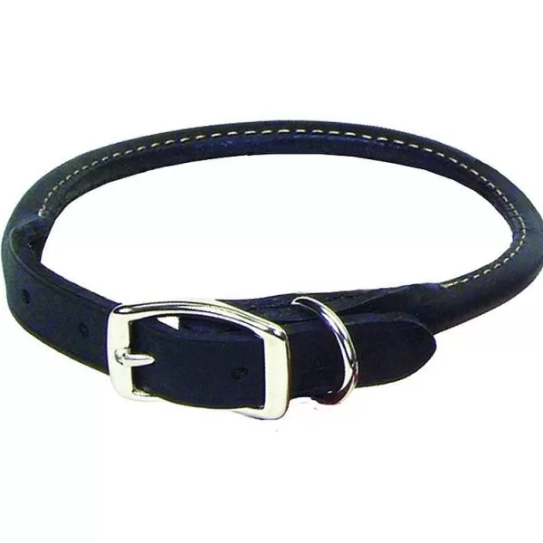 Online Oak Ned Leather Collars Medium 16" Collars