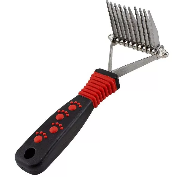 Cheap Paw Brothers 10 Blade Dematting Rake Grooming Tools