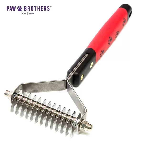 Cheap Paw Brothers 13 Blade Double Wide Coat Rakke (Coarse) Grooming Tools