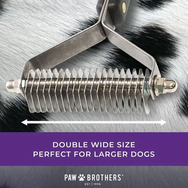 Flash Sale Paw Brothers 20 Blade Double Wide Coat Rakke (Medium) Grooming Tools