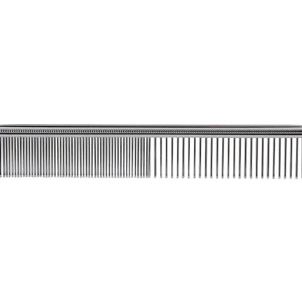 Cheap Paw Brothers Chrome Comb 5" Fine/Coarse Greyhound Style Grooming Tools