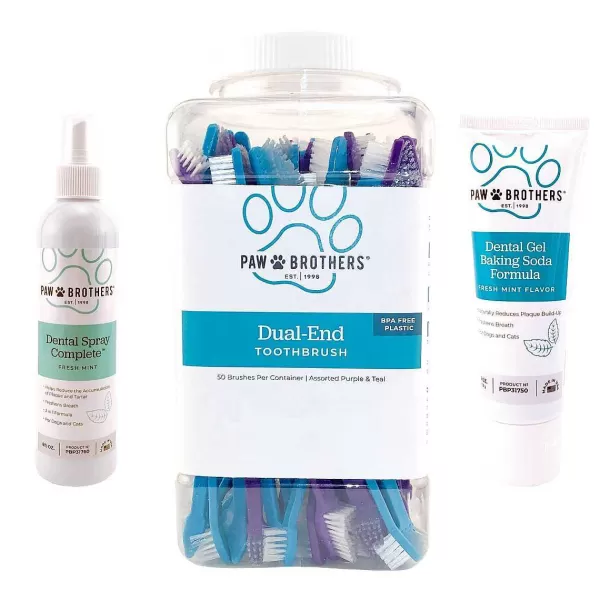 Outlet Paw Brothers Dental Bundle Dental Care