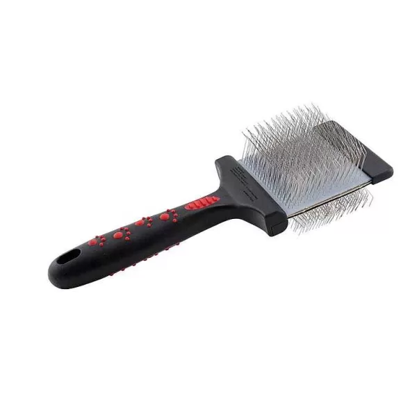 Store Paw Brothers Double Sided Flex Slicker Brush (Firm/Large) Grooming Tools