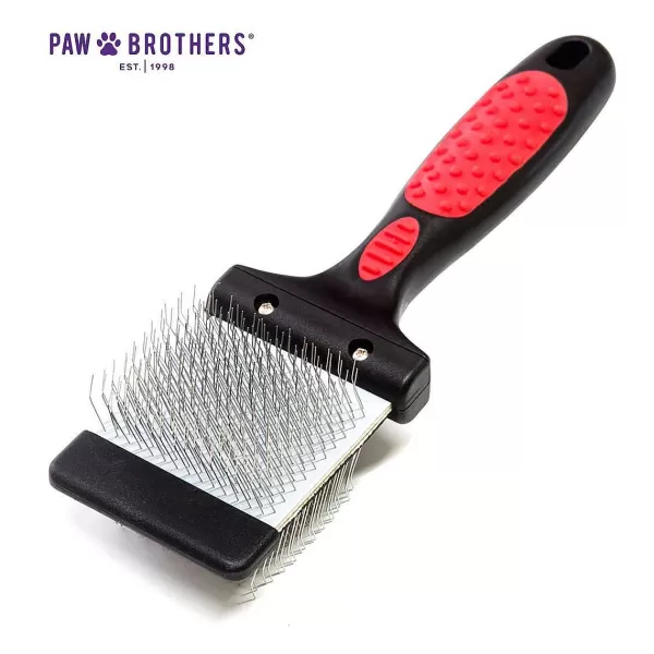 Sale Paw Brothers Double Sided Flex Slicker Brush (Soft/Small) Grooming Tools