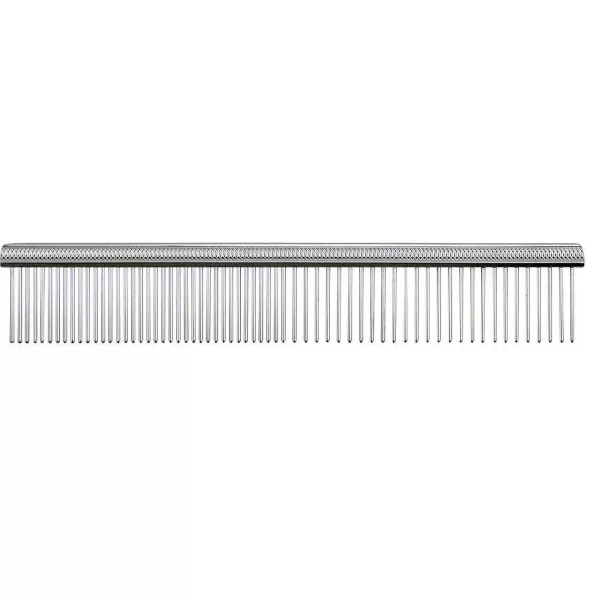 New Paw Brothers Greyhound Style Chrome Comb (7.5" Fine/Coarse) Grooming Tools