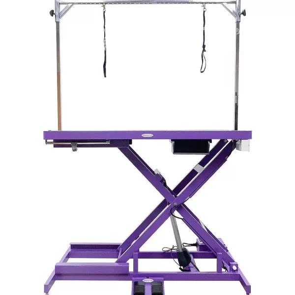 Online Paw Brothers Pro Low-Low Super Electric Grooming Table - Purple Grooming Tables