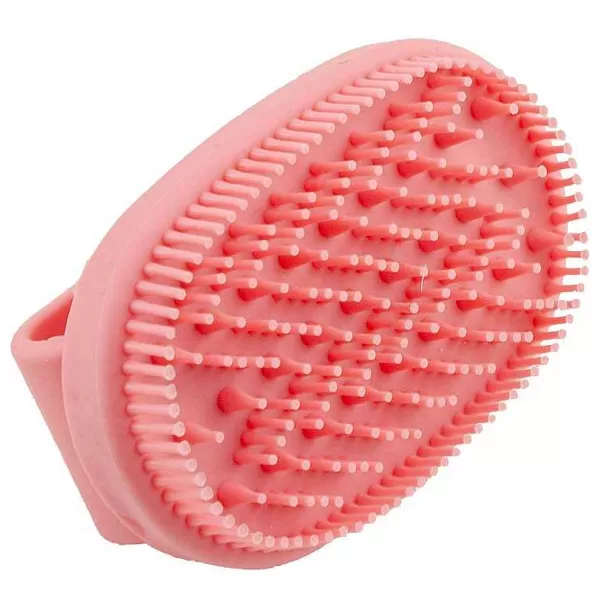 Sale Paw Brothers Small Pink Rubber Curry Brush Grooming Tools