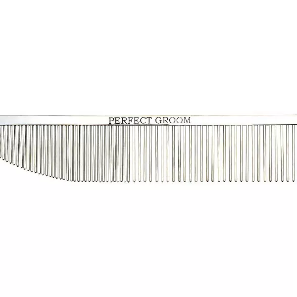 Hot Perfect Groom Aspire 7.5 Inch Angled End Combination Comb Grooming Tools