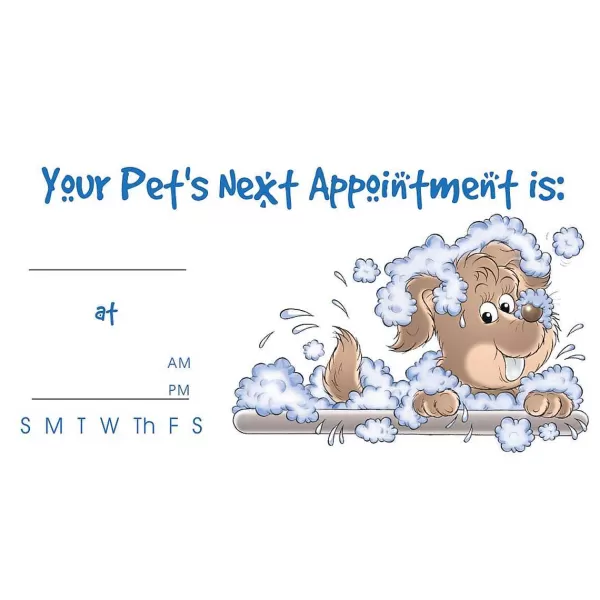 Clearance Pet Appointment Kards - 100 Count Business Supplies