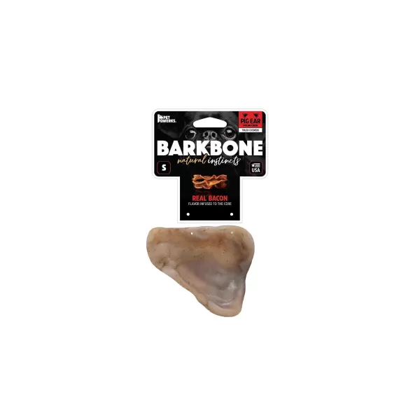 Sale Pet Qwerks Nylon Bacon Pig Ear Dog Toys