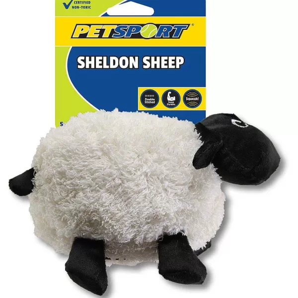 Clearance Petsport Sheldon Sheep 8" Dog Toys