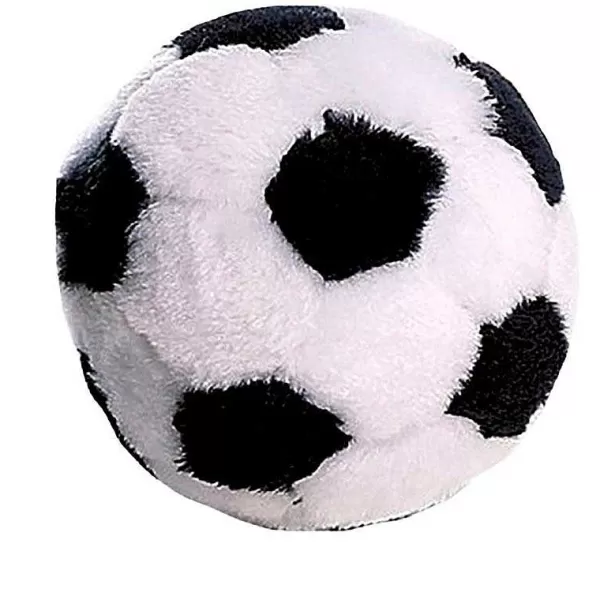 New Plush Sport Balls Soccer 4.5" Dog Toys