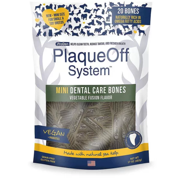 Clearance Proden Plaqueoff Mini Dental Bone Dog Treats Dental Care