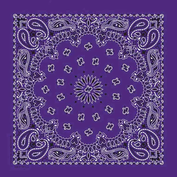 Clearance Purple Paisley Pet Bandana Bandanas