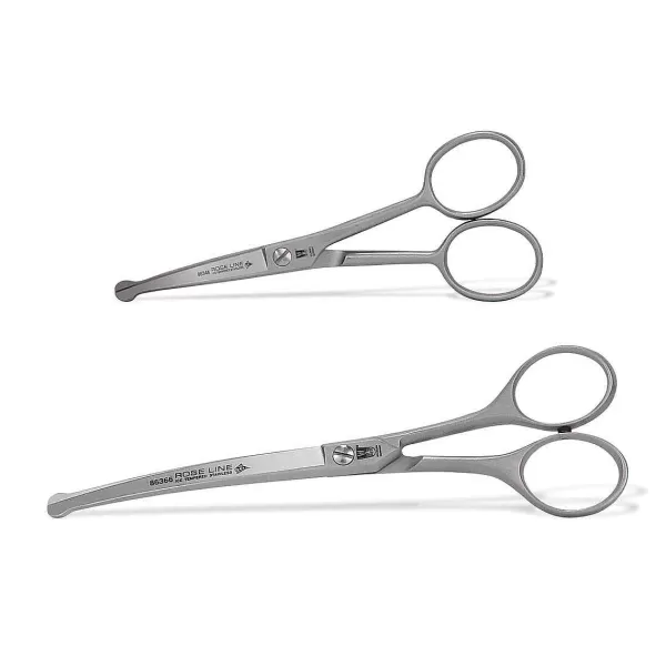 Cheap Rose Line Curved Blunt Tip Shears Grooming Shears