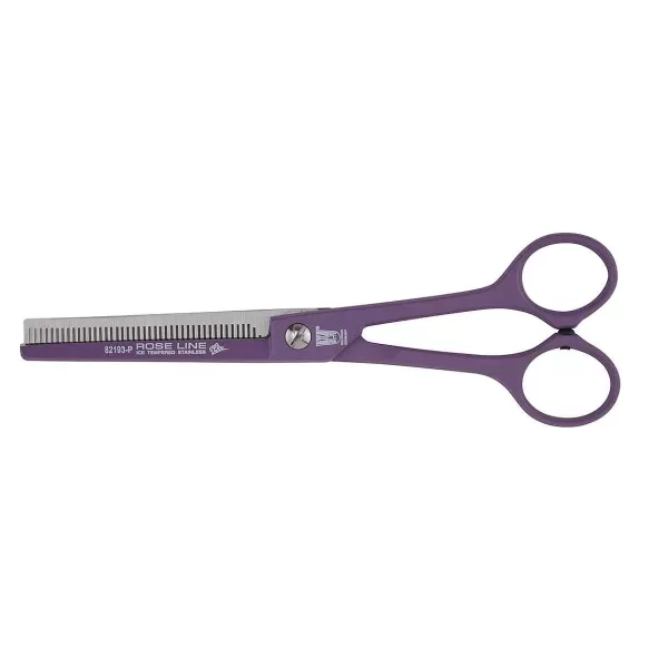 Fashion Rose Line Purple Shears Grooming Shears