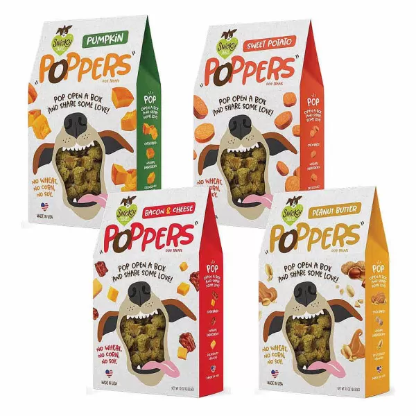 Best Snicky Snak Poppers Dog Treats 10Oz Dog Treats