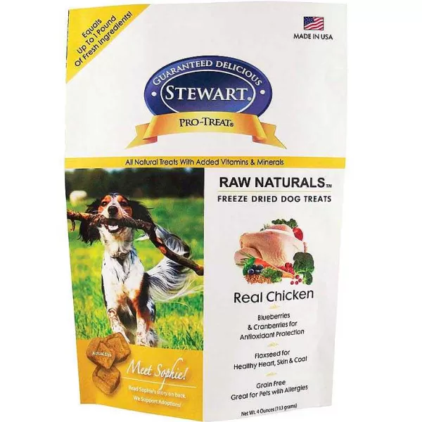 Cheap Stewart Pro-Treats Raw Naturals Dog Treats Chicken 4 Oz Dog Treats