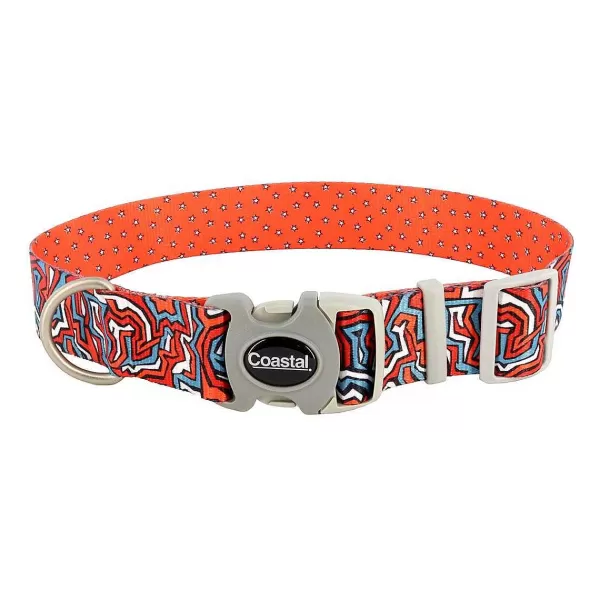 Online Sublime Dual-Printed Adjustable Dog Collar Collars