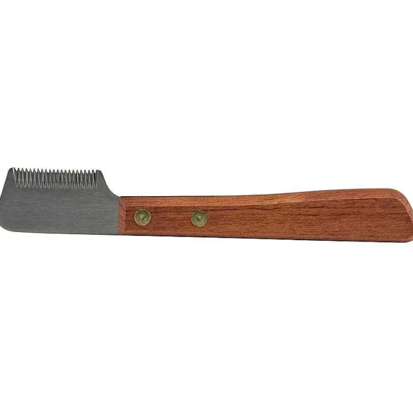 Store 22 Tooth Fine Lefty Stripper With Rose Wood Handle Grooming Tools