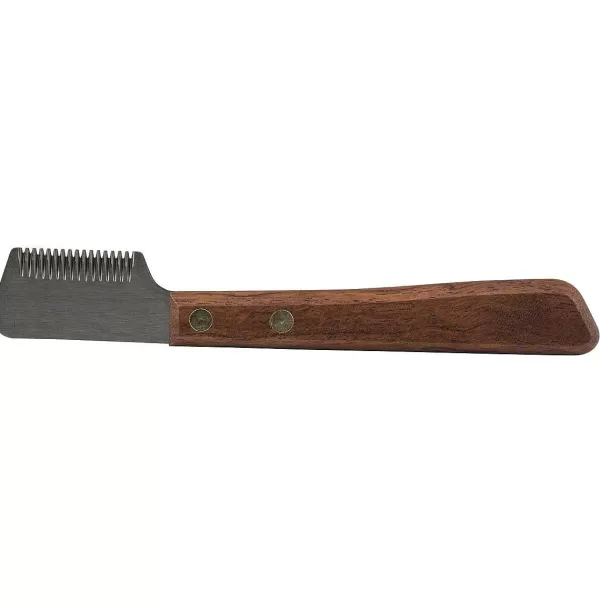 Best 18 Tooth Lefty Coarse Stripper With Rose Wood Handle Grooming Tools